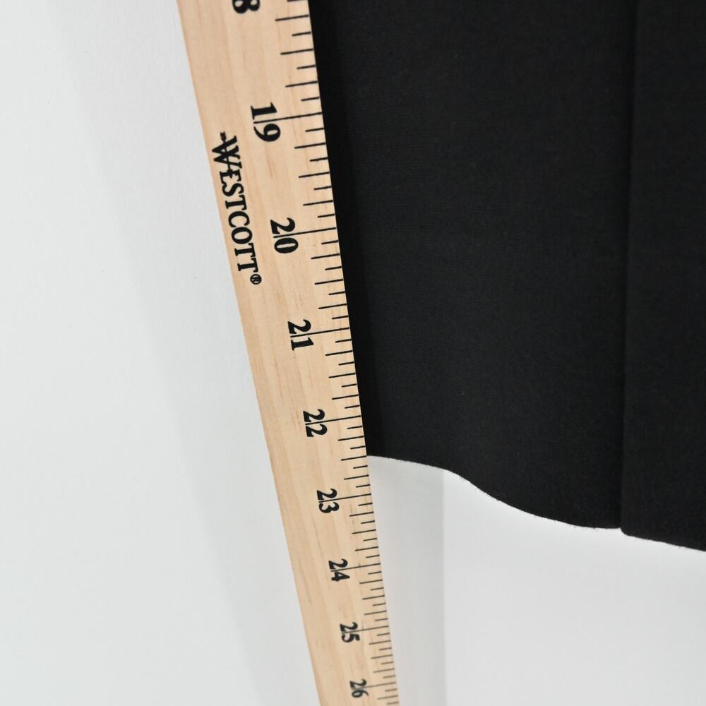 DIANE VON FURSTENBERG Skirt Size 4 Classic Black Zip Pocket Knee‎ Length Pencil - Picture 11 of 11